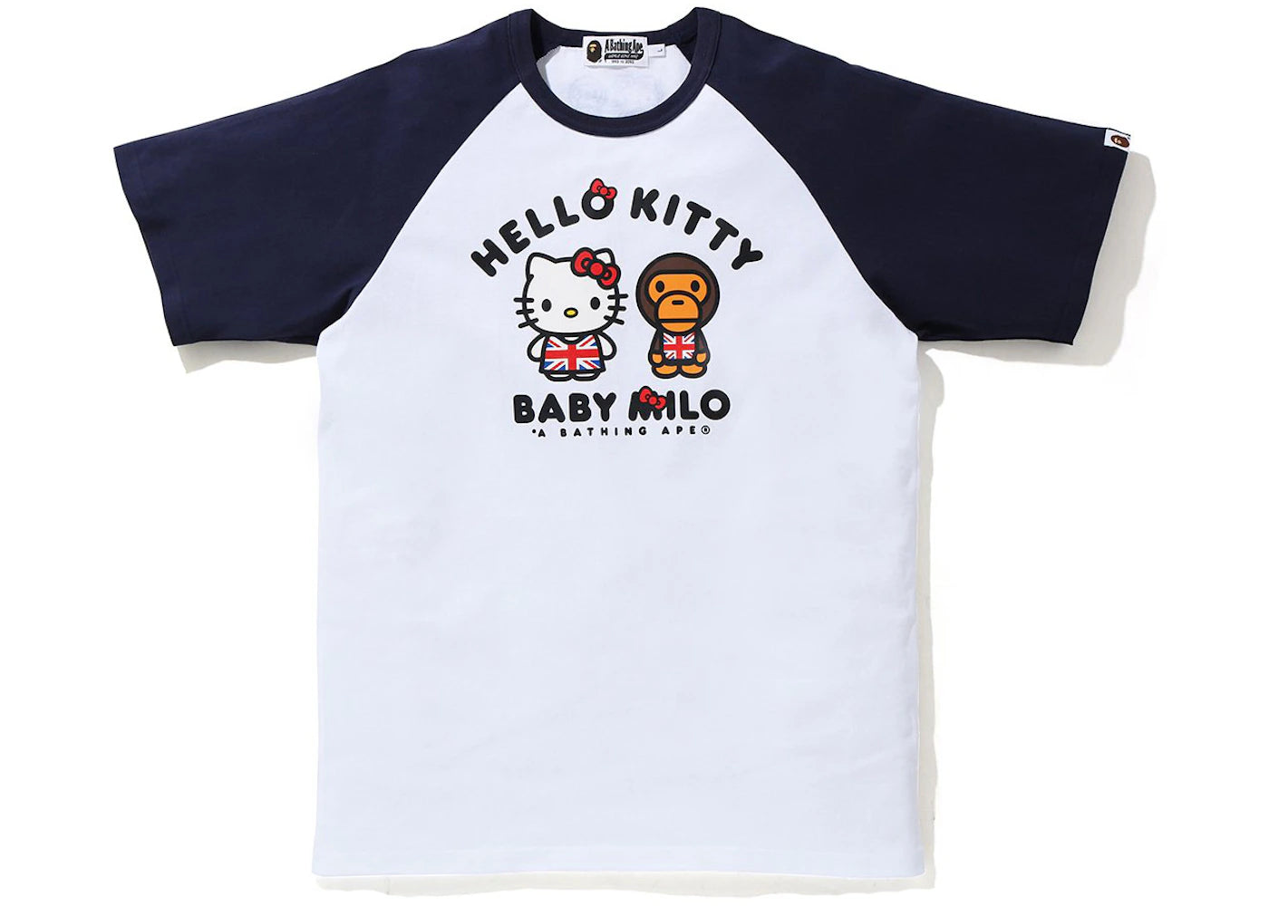 BAPE x Hello Kitty Baby Milo London Raglan Tee Navy