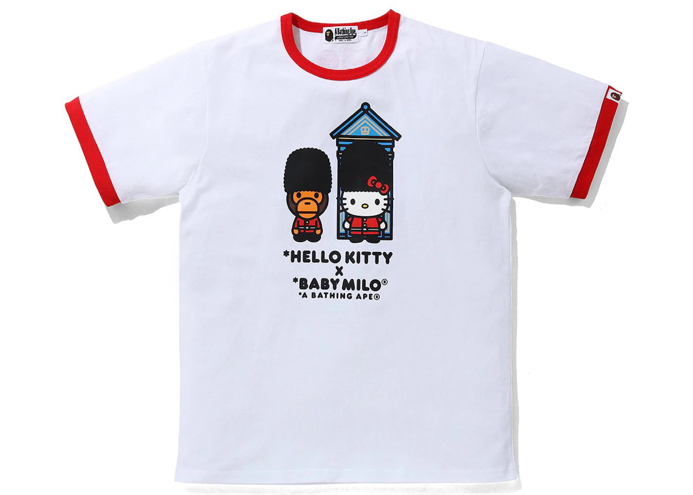 BAPE x Hello Kitty Baby Milo London Trim Tee Red