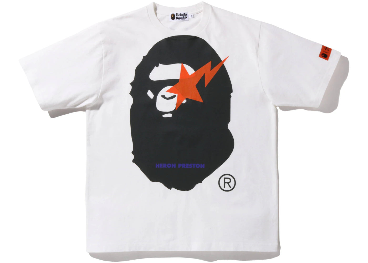 BAPE x Heron Preston Relaxed Fit Tee White