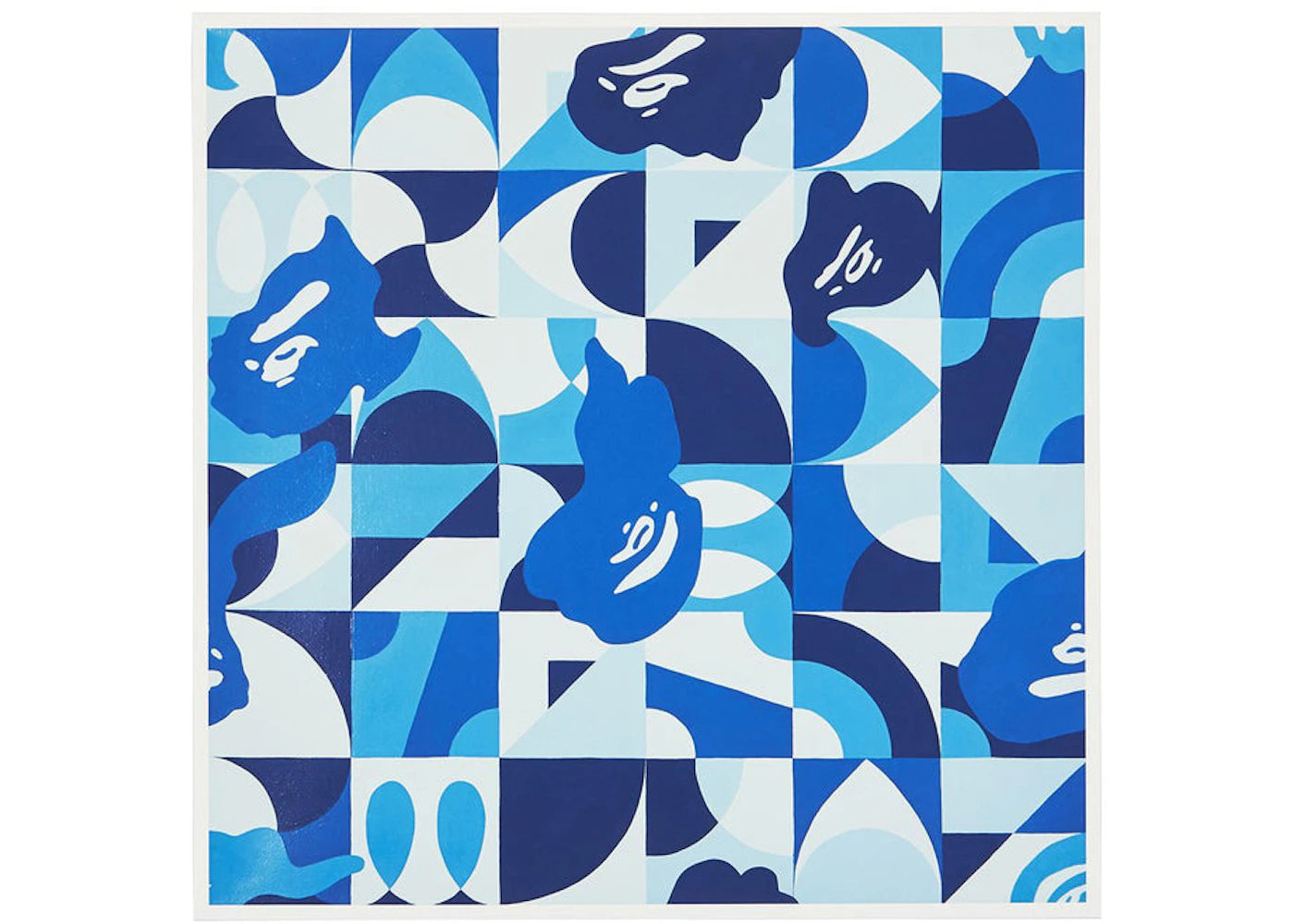 BAPE x Ilizarbe Blue Camo By Alvaro Ilizarbe Print