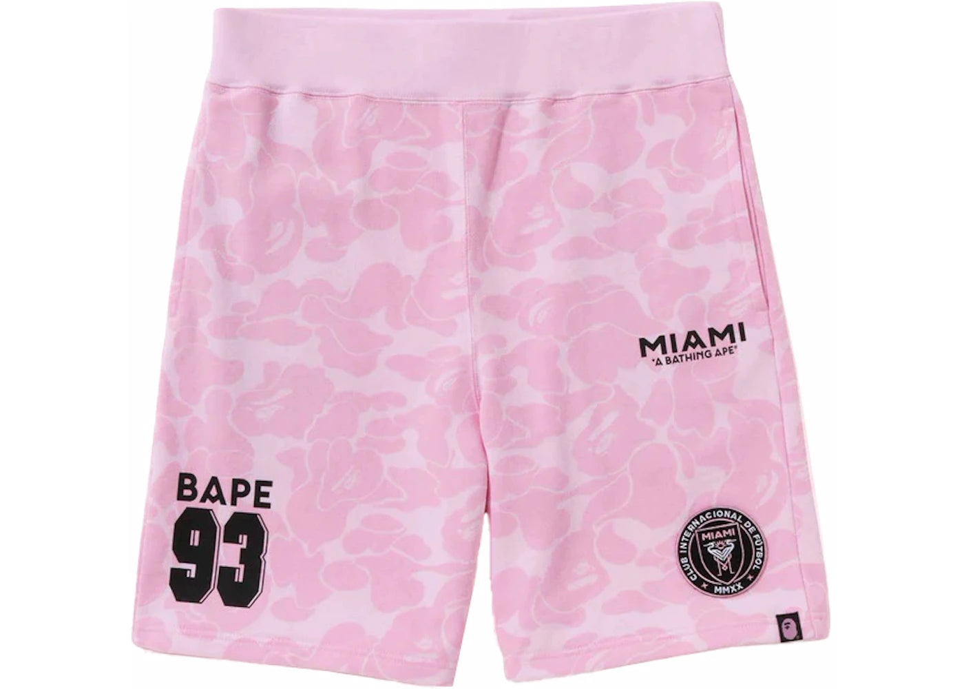 BAPE x Inter Miami CF Sweatshort Pink