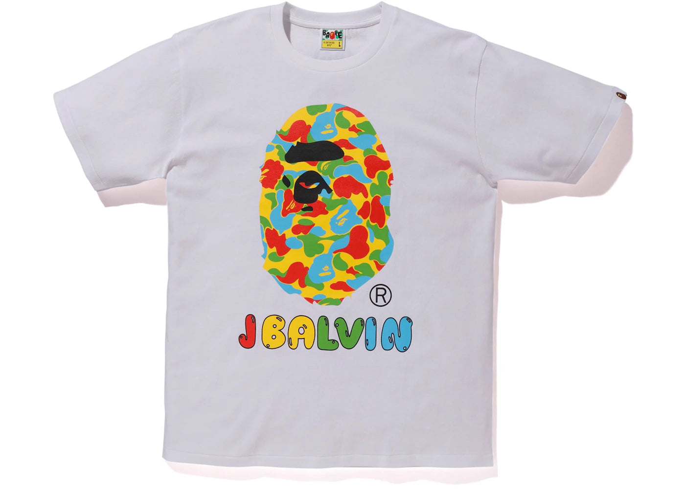 BAPE x J Balvin Tee White