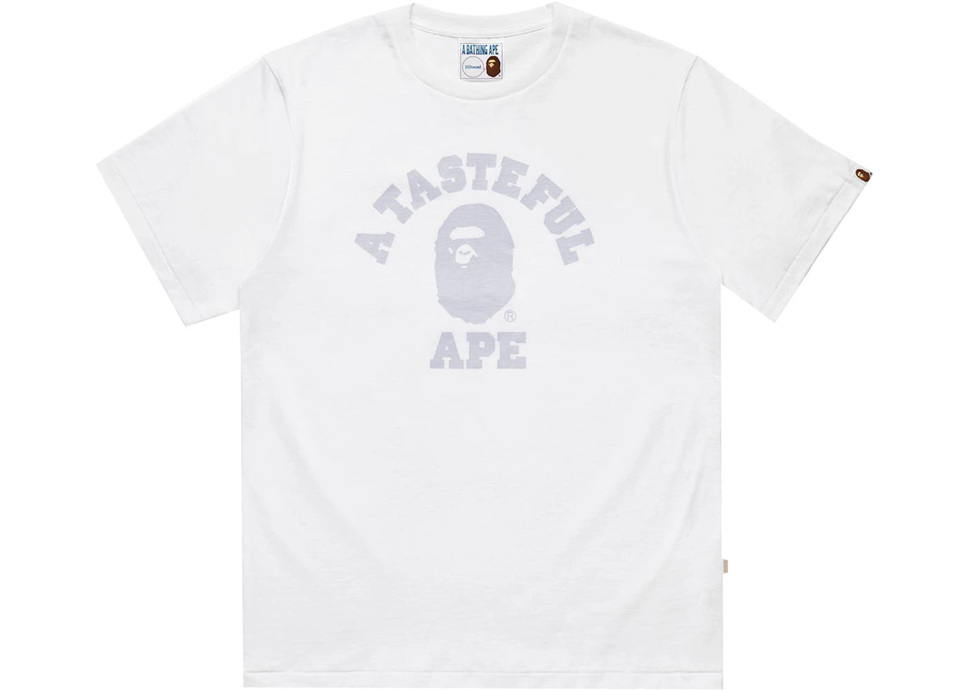 BAPE x JJJJound College Tee White