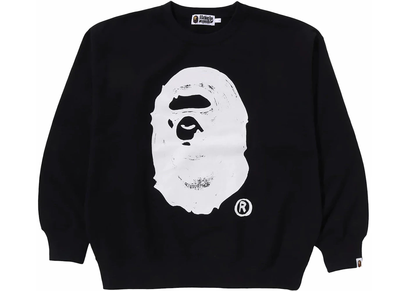 BAPE x Joshua Vides Ape Head Crewneck Black