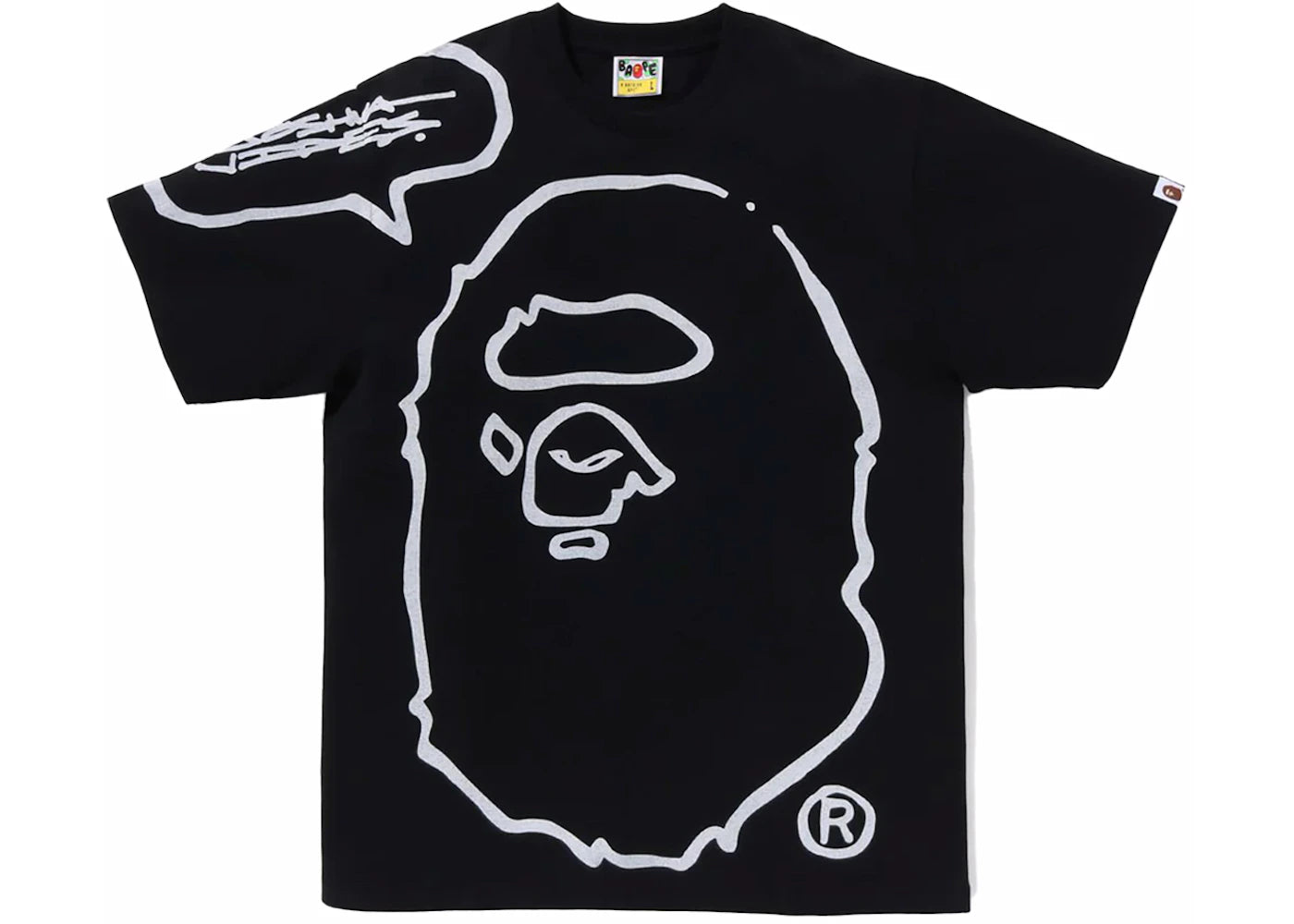 BAPE x Joshua Vides Ape Head Tee Black
