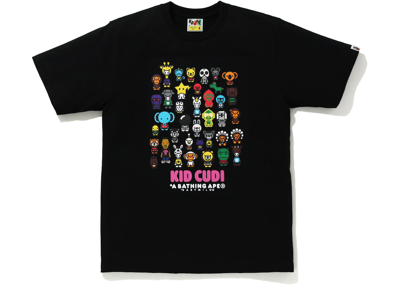BAPE x Kid Cudi Baby Milo Friends Tee Black