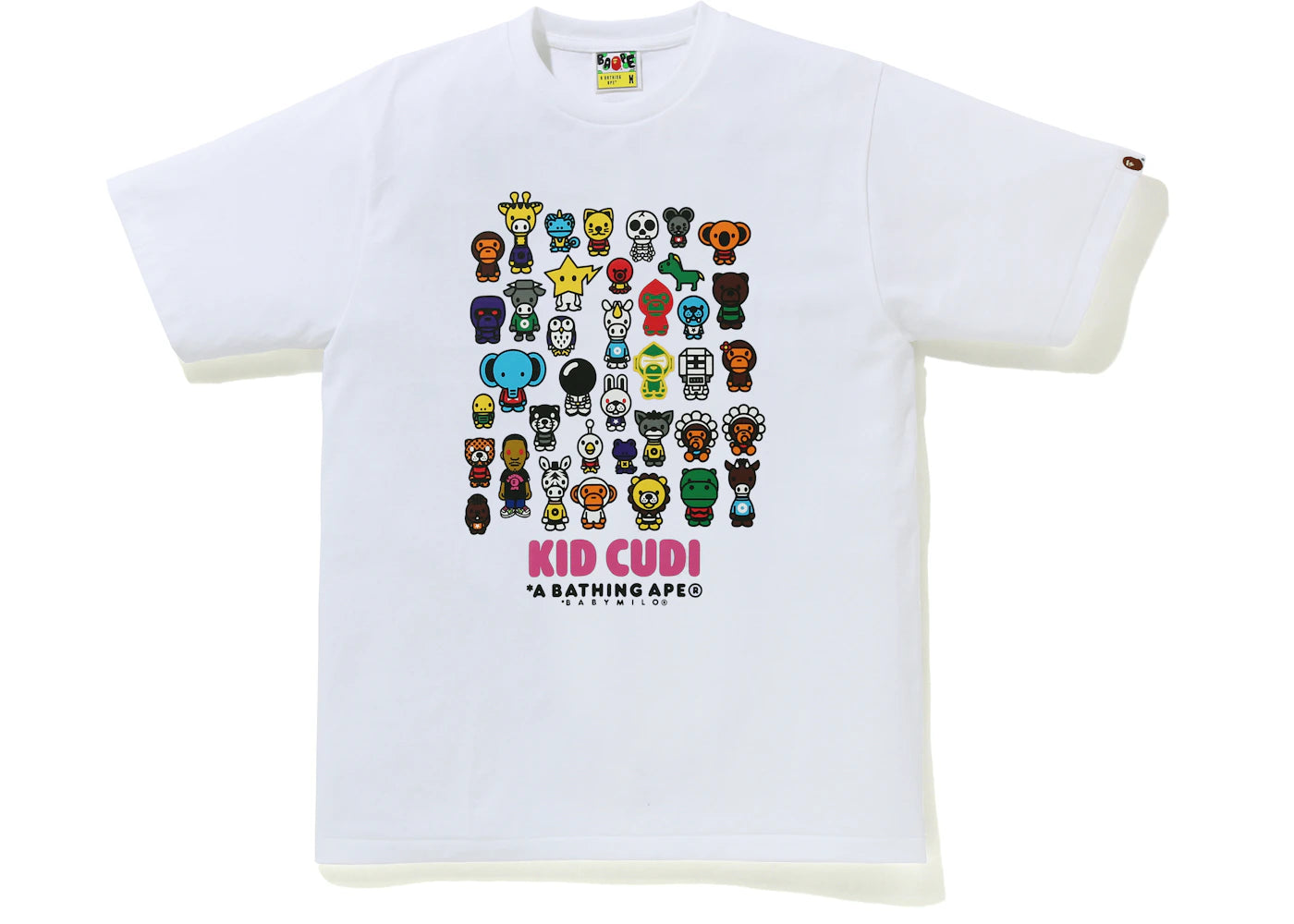 BAPE x Kid Cudi Baby Milo Friends Tee White