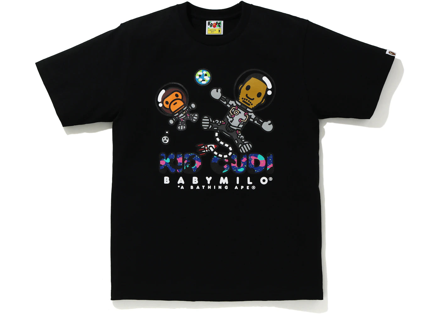 BAPE x Kid Cudi Baby Milo Moon Man Tee Black