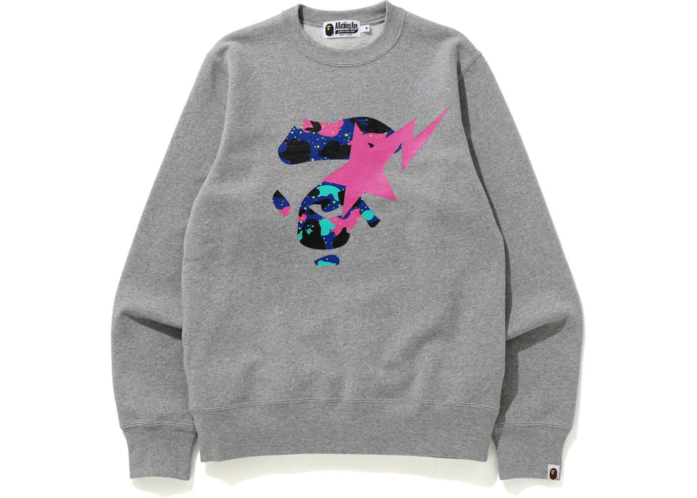 BAPE x Kid Cudi Crewneck Gray