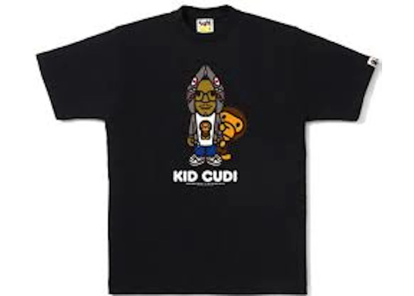 BAPE x Kid Cudi Shark Hoodie Tee Black/Grey