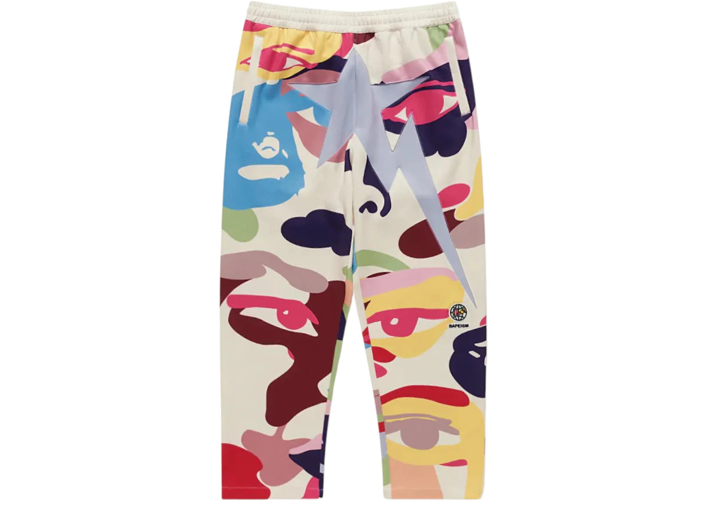 BAPE x KidSuper Patchwork Track Pants Multicolor