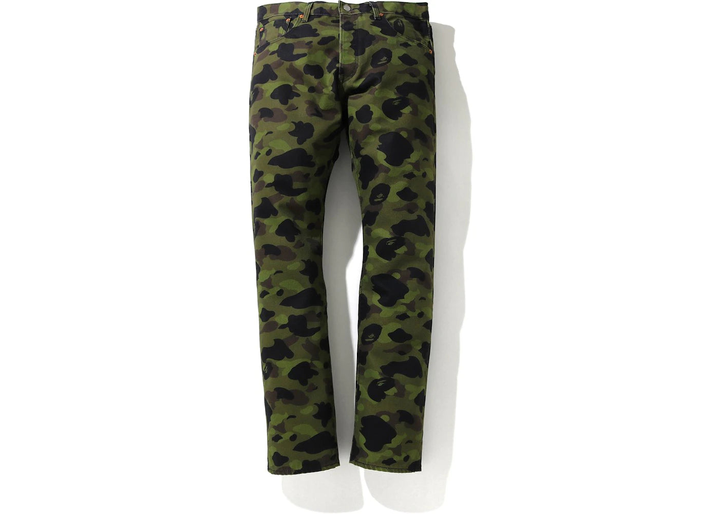 BAPE x Levi's Color Camo 501 93 Model (America Exclusive) Green