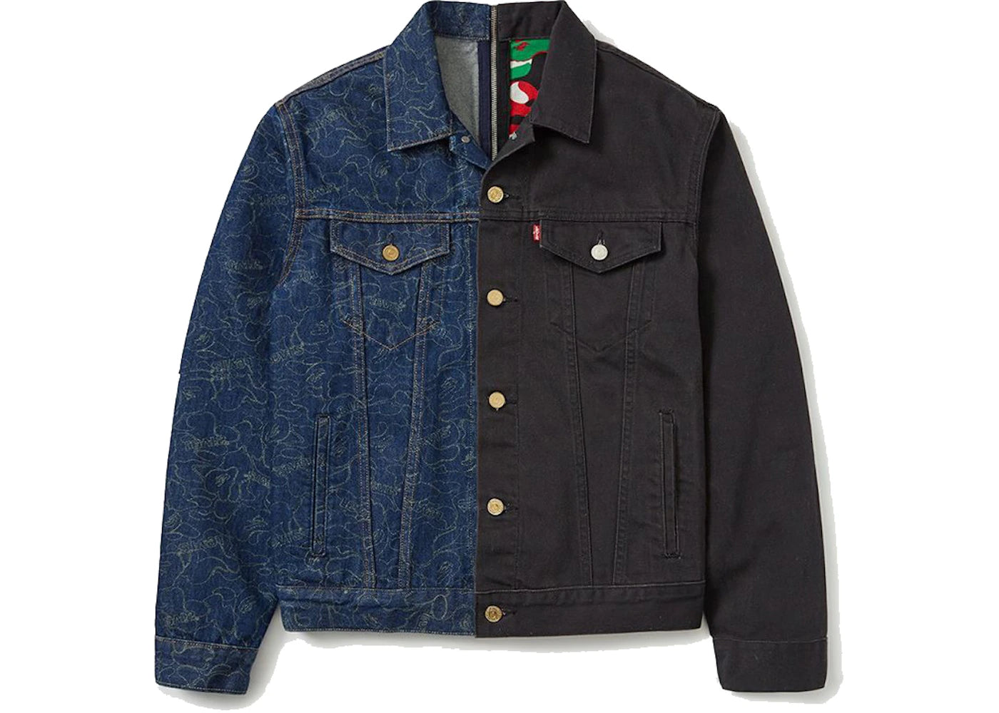 BAPE x Levi's Jean Jacket Blue/Black