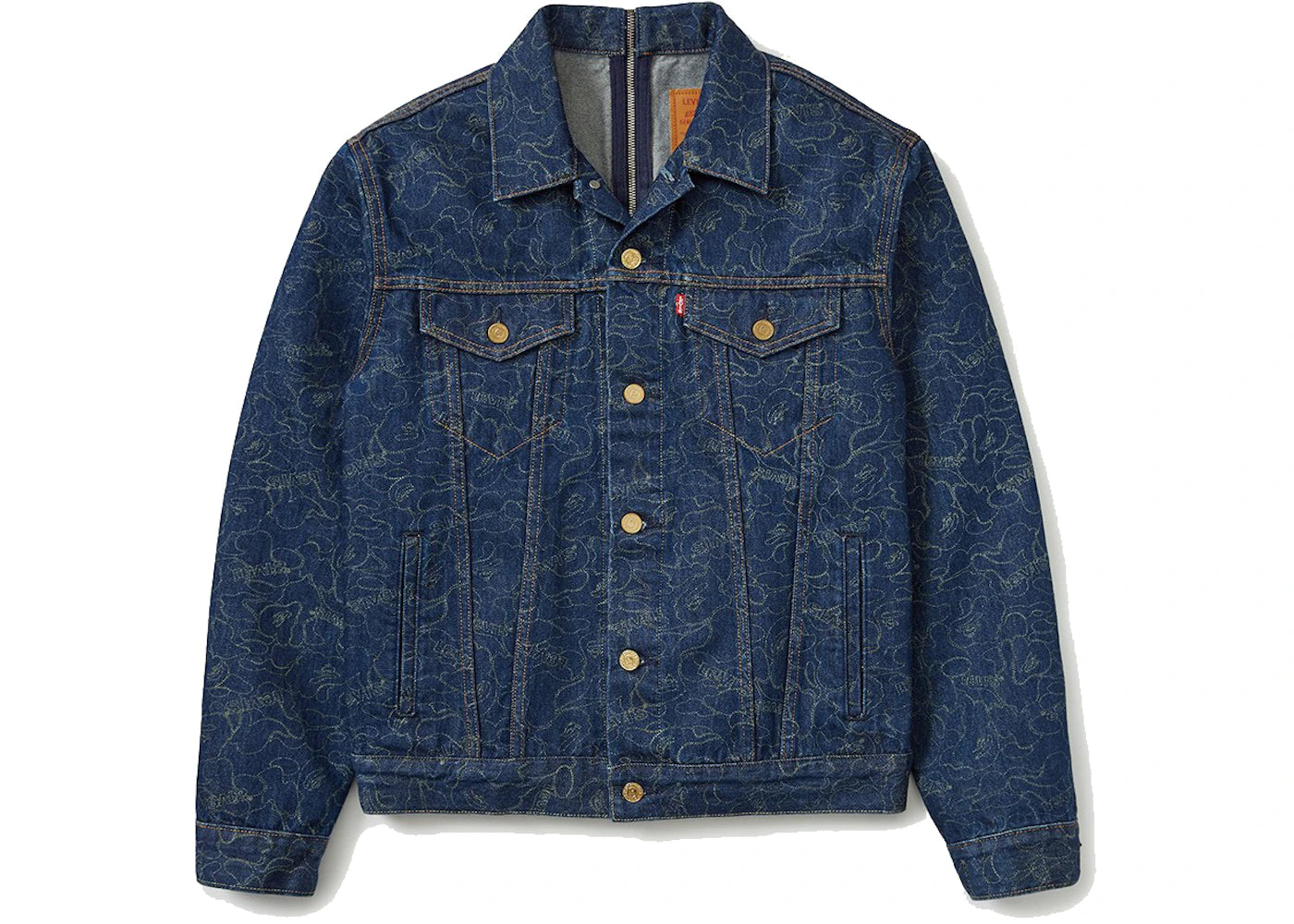 BAPE x Levi's Jean Jacket Blue