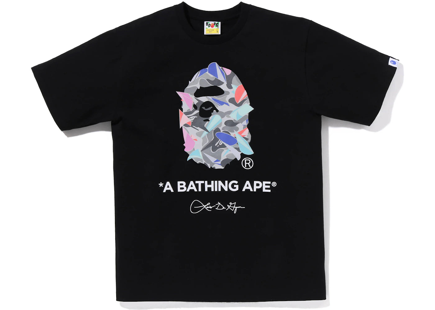 BAPE x Louis De Guzman Ape Head Tee Black