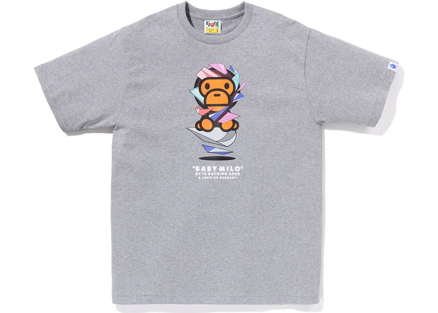 BAPE x Louis De Guzman Baby Milo Tee Grey