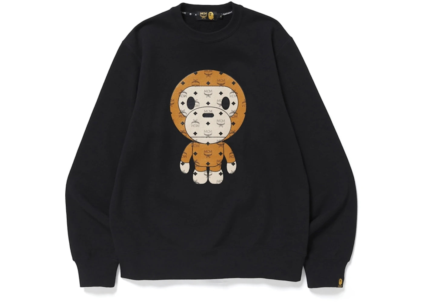 BAPE x MCM Baby Milo Crewneck Black
