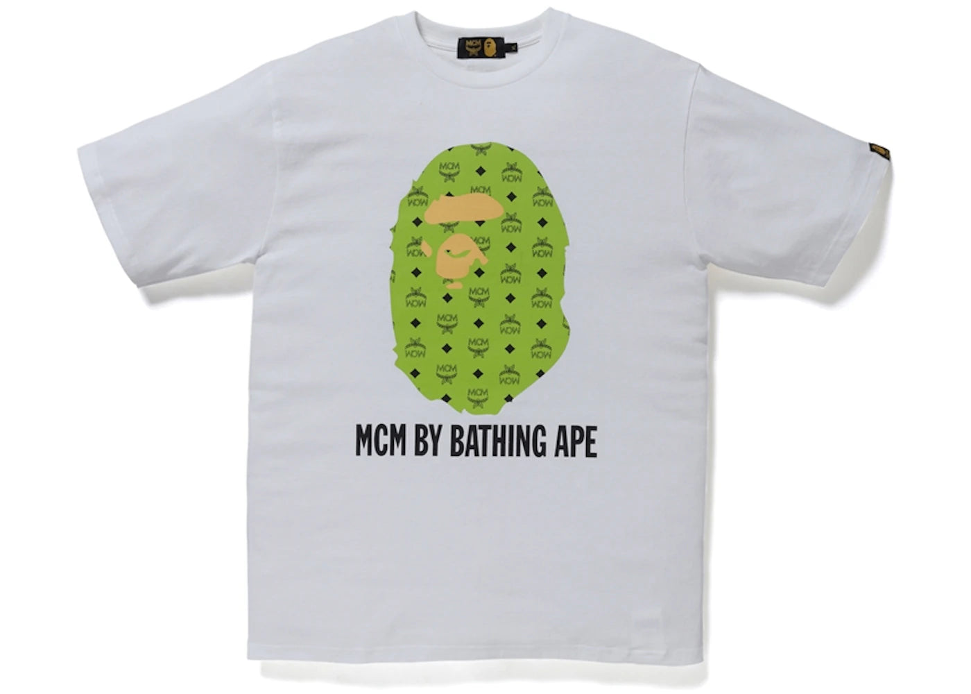 BAPE x MCM By Bathing Tee White/Green