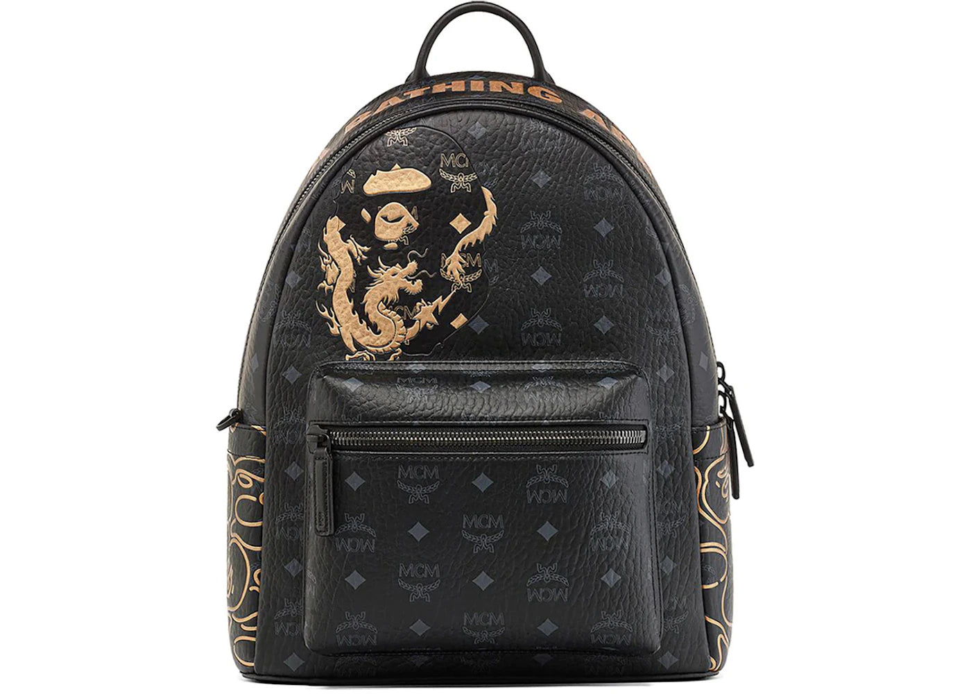 BAPE x MCM Stark Lunar New Year Visetos Daypack Black