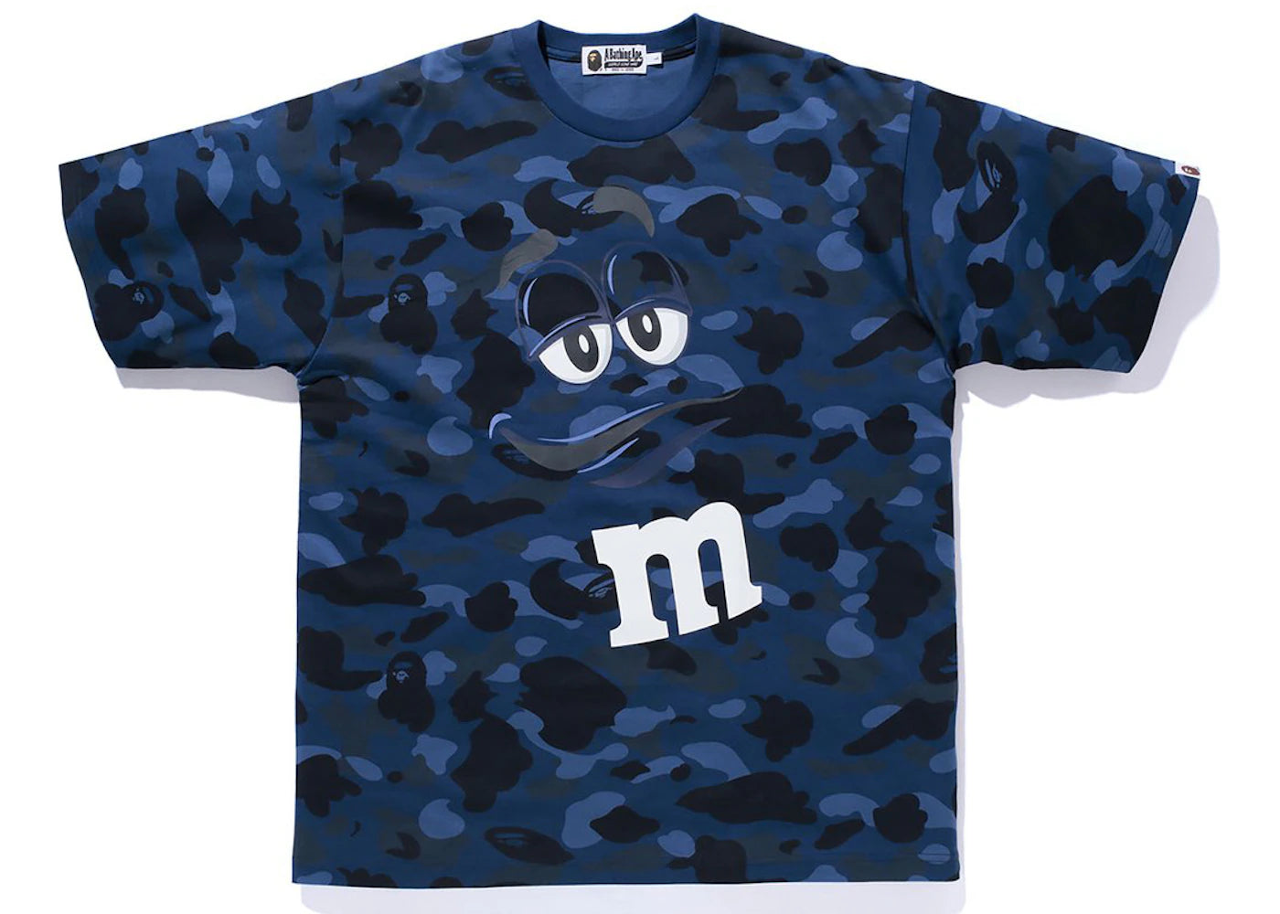 BAPE x M&M's Color Camo Relaxed Tee Blue