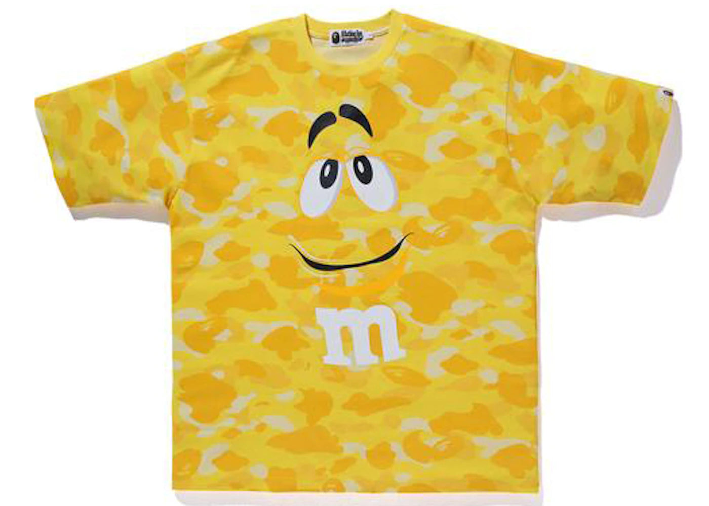 BAPE x M&M's Color Camo Relaxed Tee Yellow