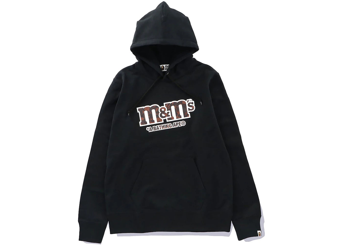 BAPE x M&M's Womens College Pullover Hoodie Black