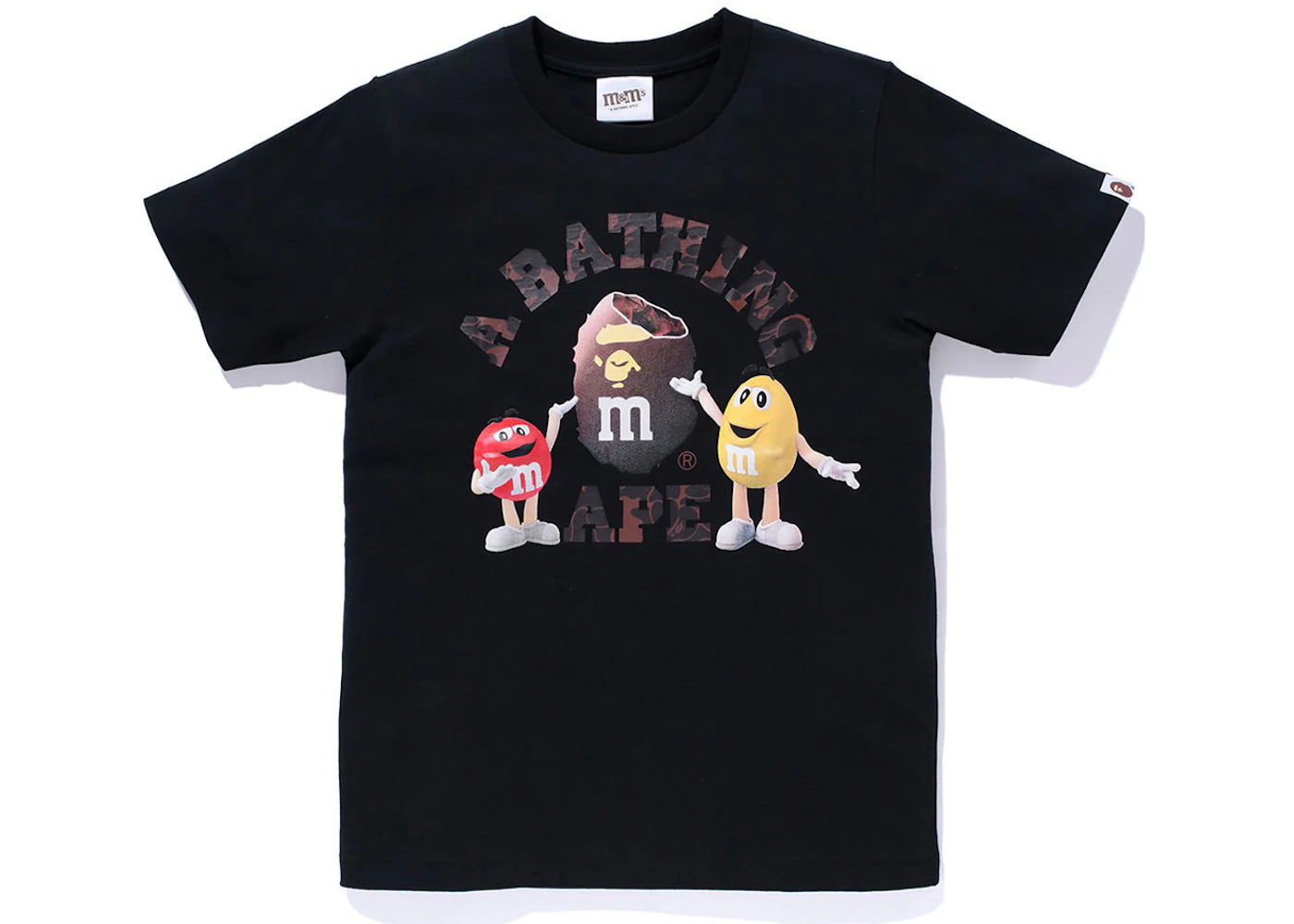 BAPE x M&M's Womens College Tee Black