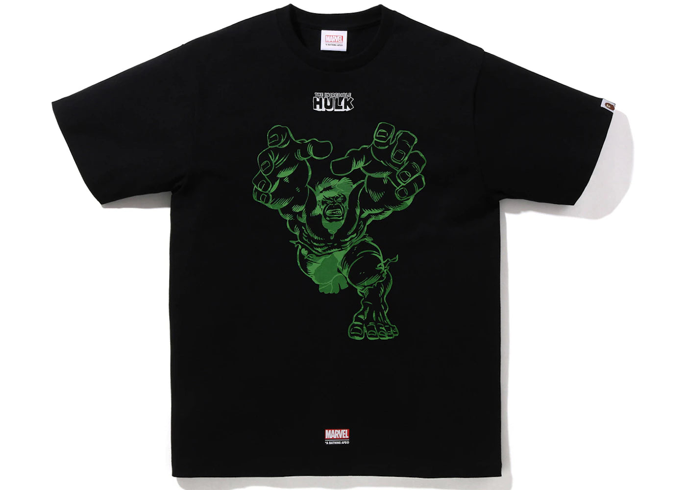 BAPE x Marvel Comics Hulk T-Shirt Black