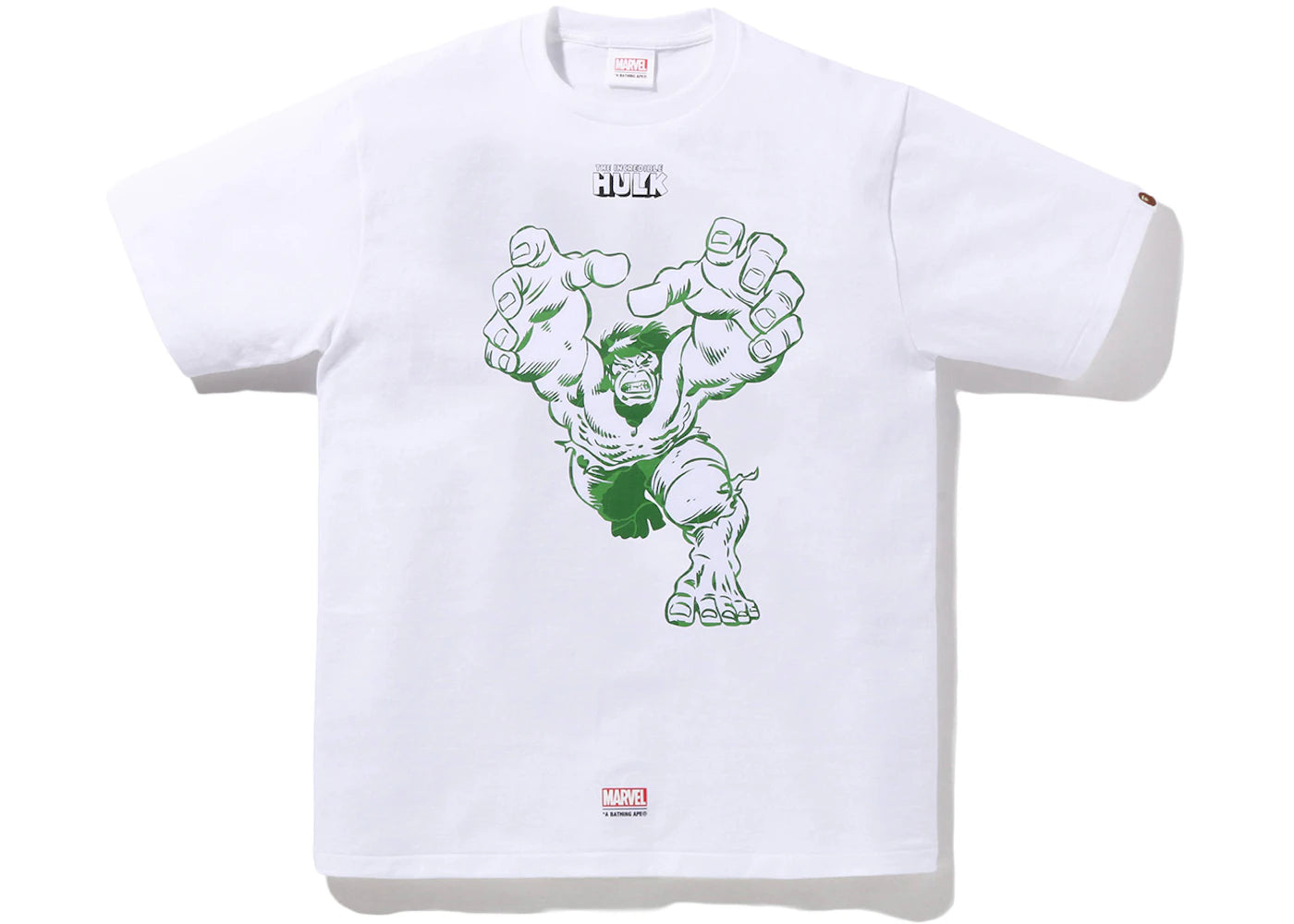 BAPE x Marvel Comics Hulk T-Shirt White