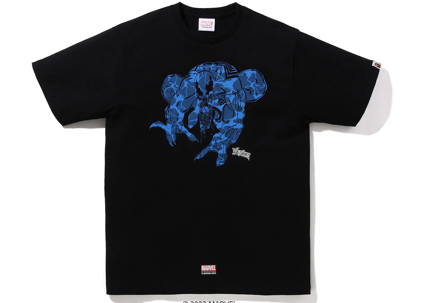 BAPE x Marvel Comics Venom Tee Black
