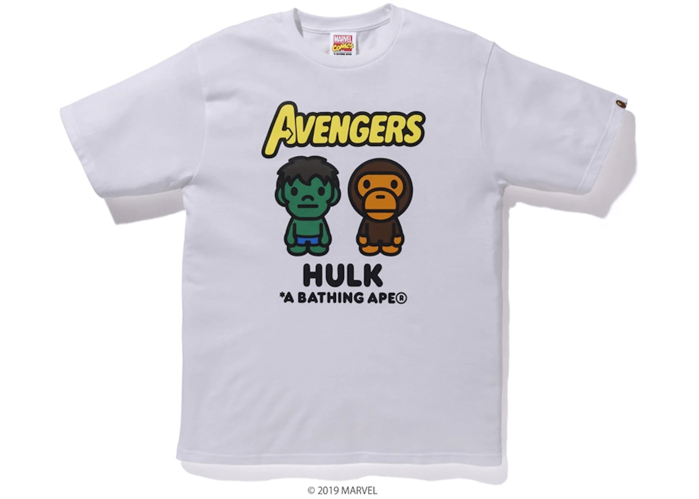 BAPE x Marvel Milo The Hulk Tee White