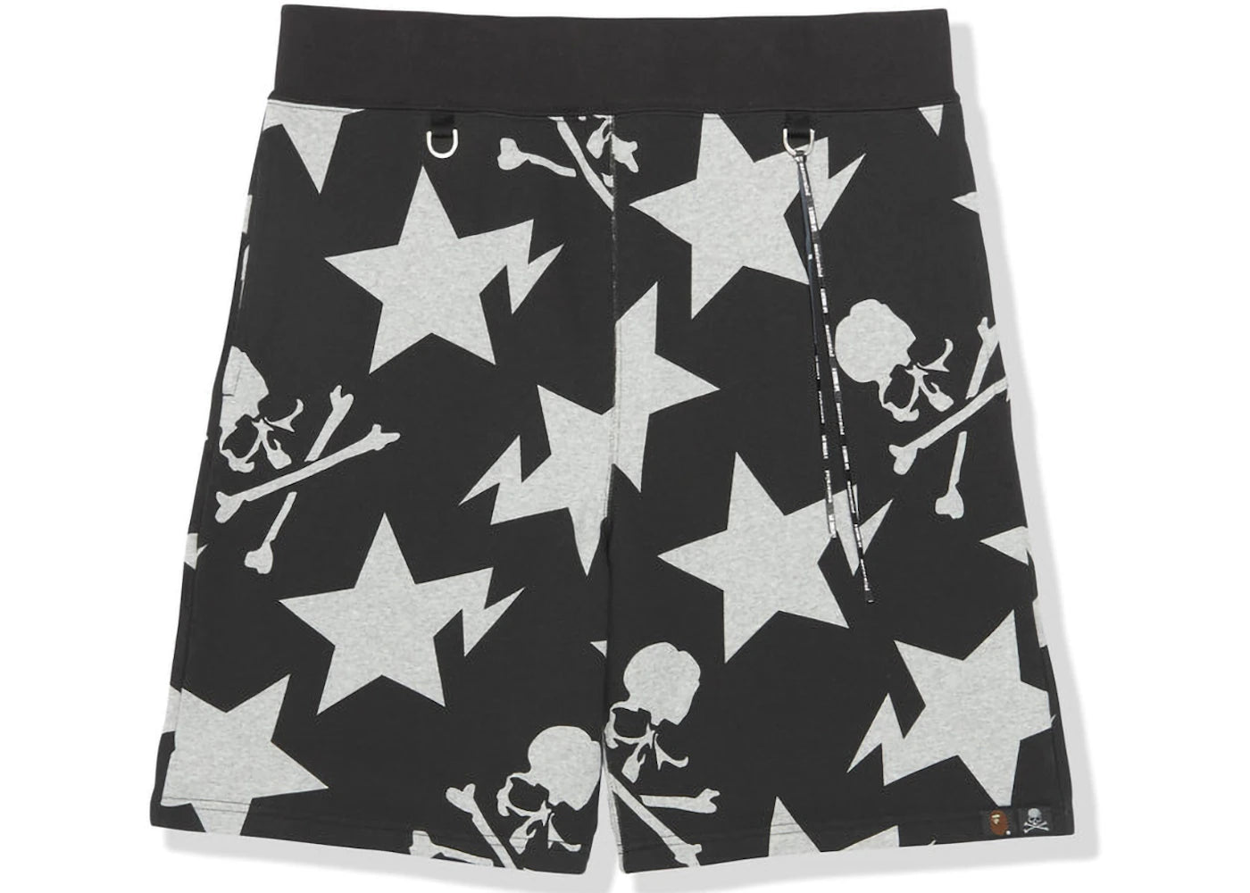 BAPE x Mastermind 11th Anniversary Sta Pattern Sweat Shorts Black