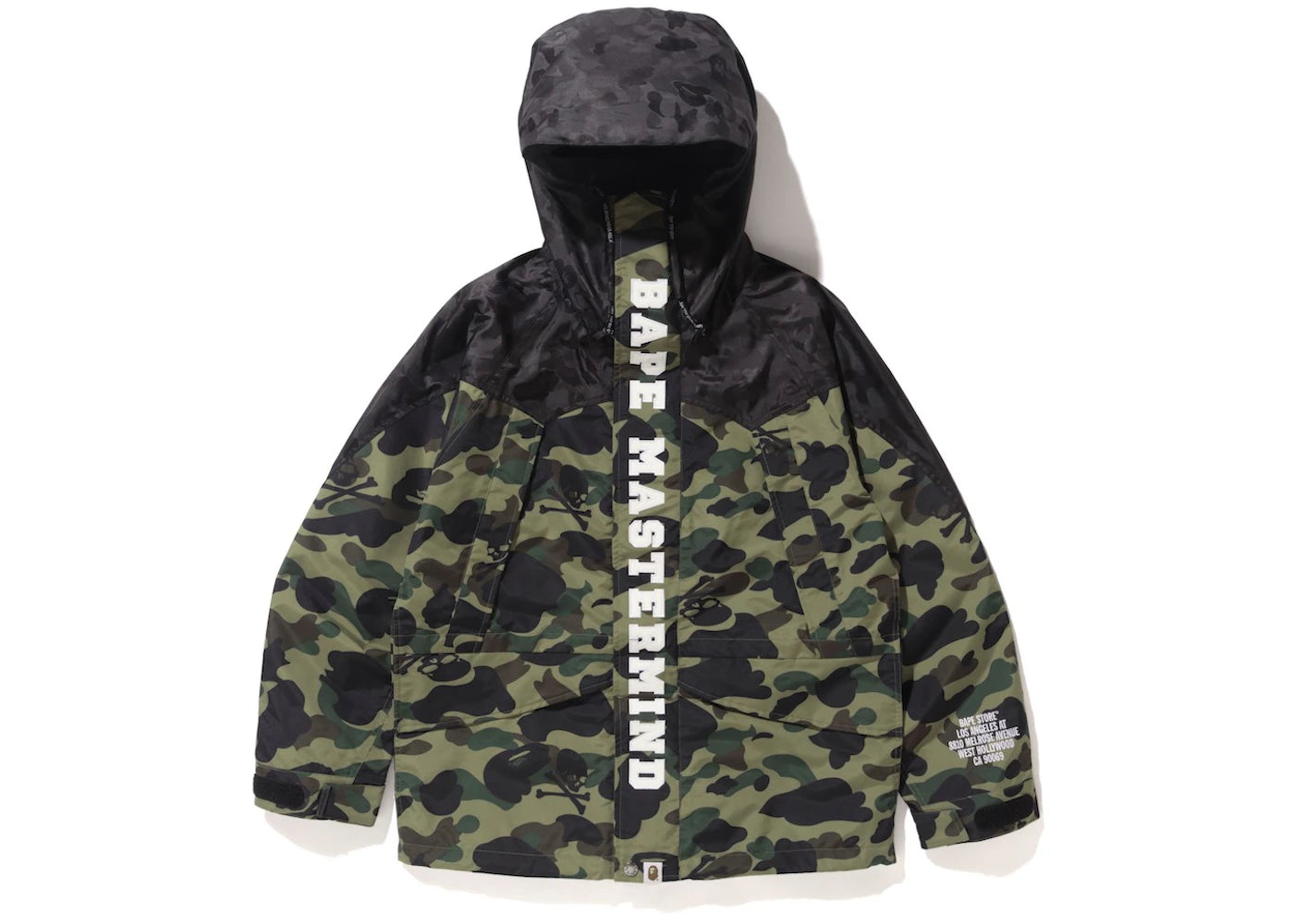 BAPE x Mastermind 1st Camo Snowboard Jacket Green