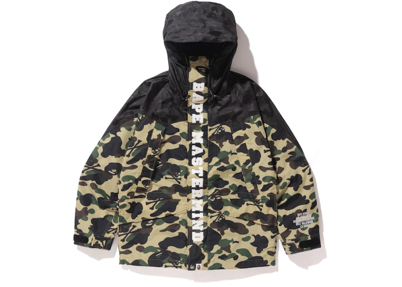 BAPE x Mastermind 1st Camo Snowboard Jacket Yellow