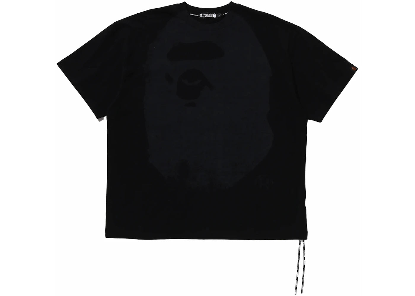 BAPE x Mastermind Ape Head Over Print Relaxed Fit Tee Black/Black
