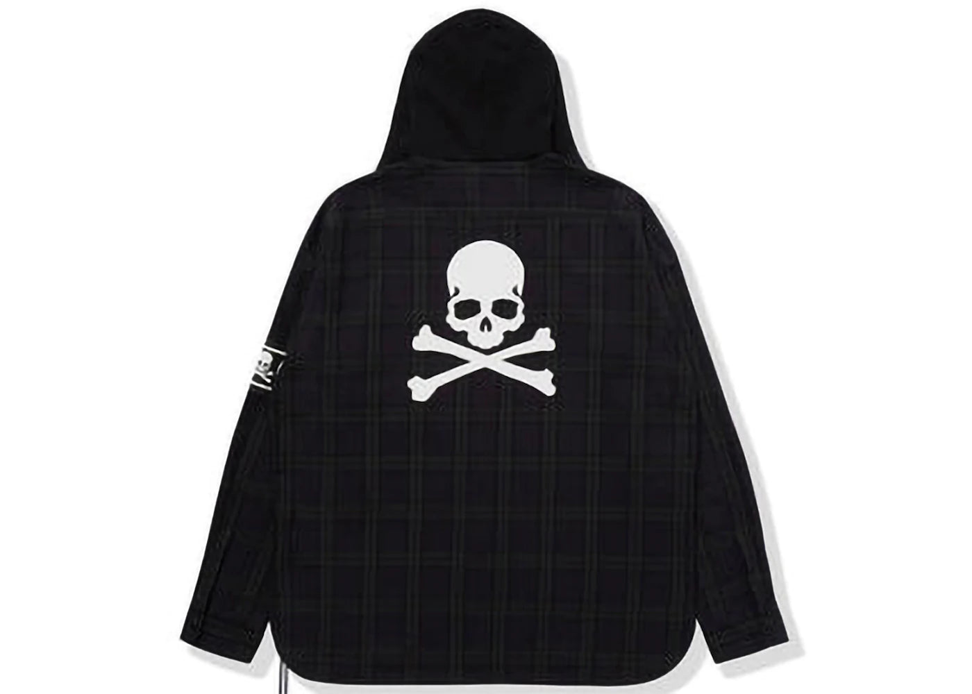BAPE x Mastermind Check Hooded Shirt Green
