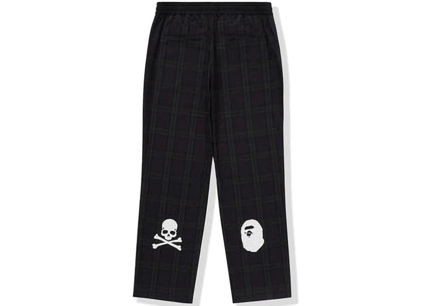 BAPE x Mastermind Check Pants Green