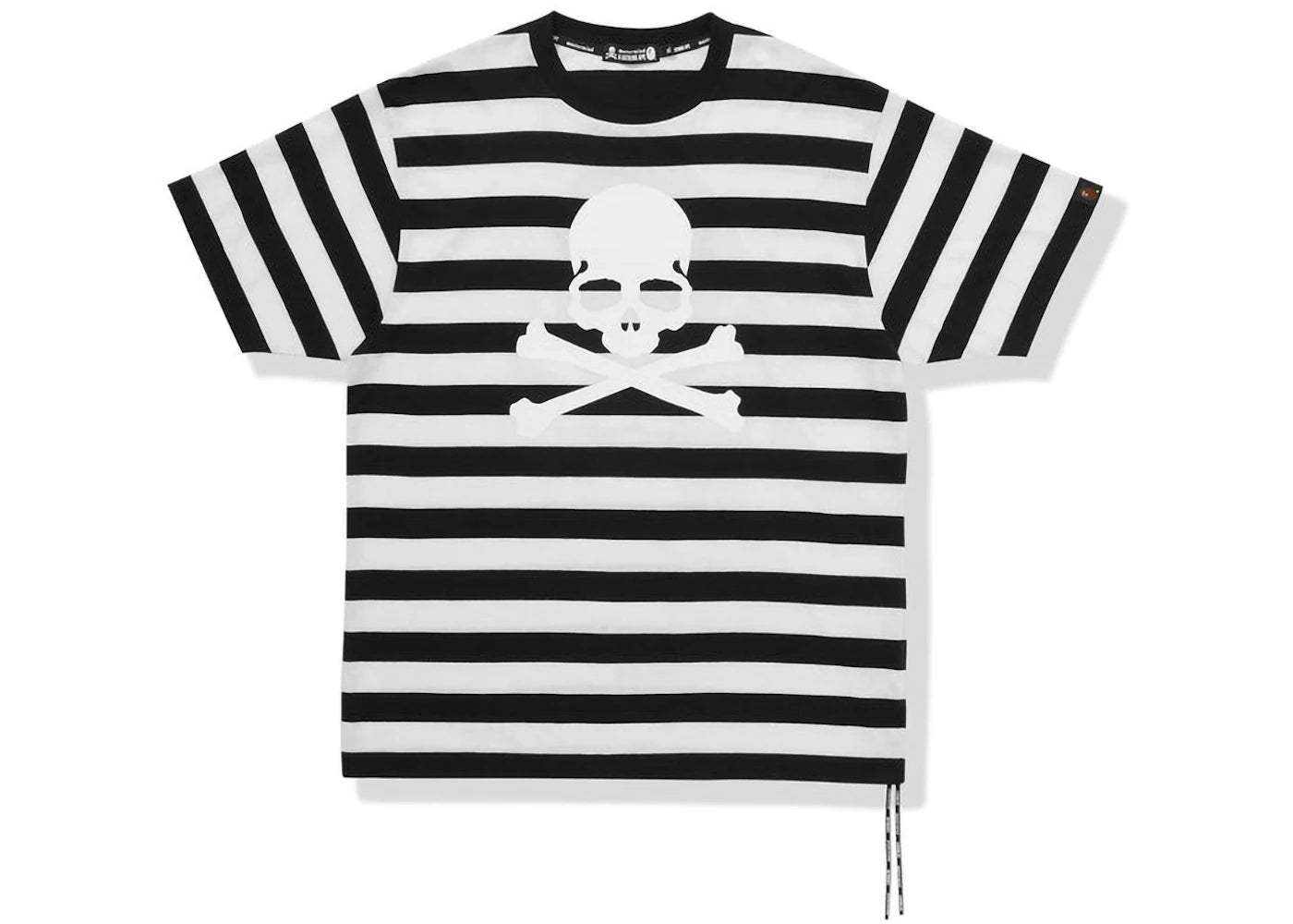 BAPE x Mastermind Hoop Tee Black White