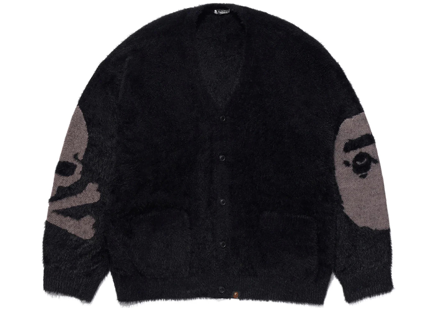 BAPE x Mastermind Japan Knit Cardigan Black