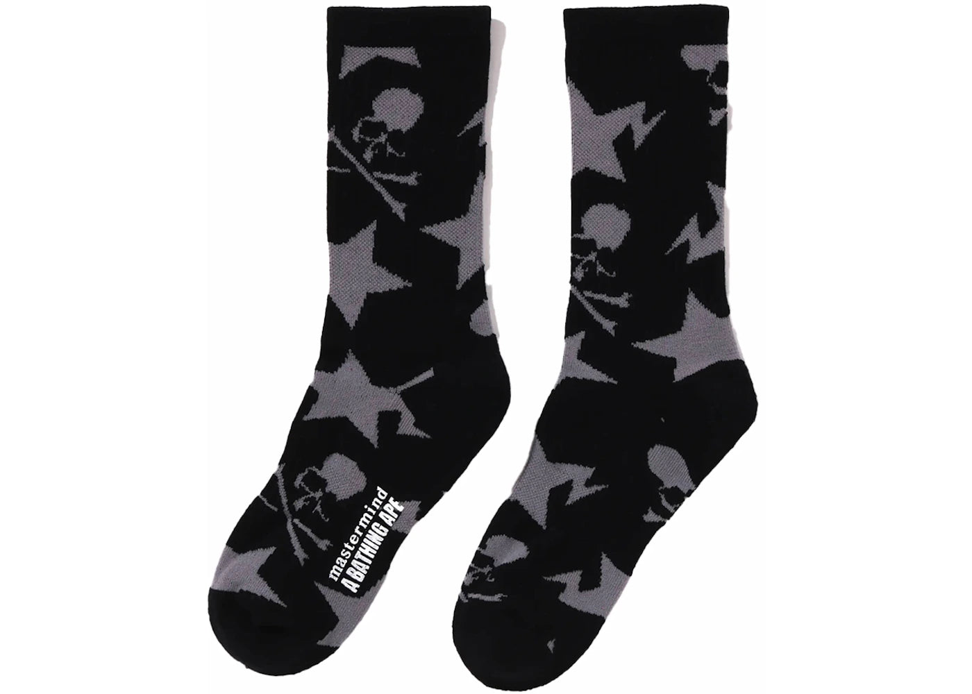 BAPE x Mastermind Pattern Socks Black