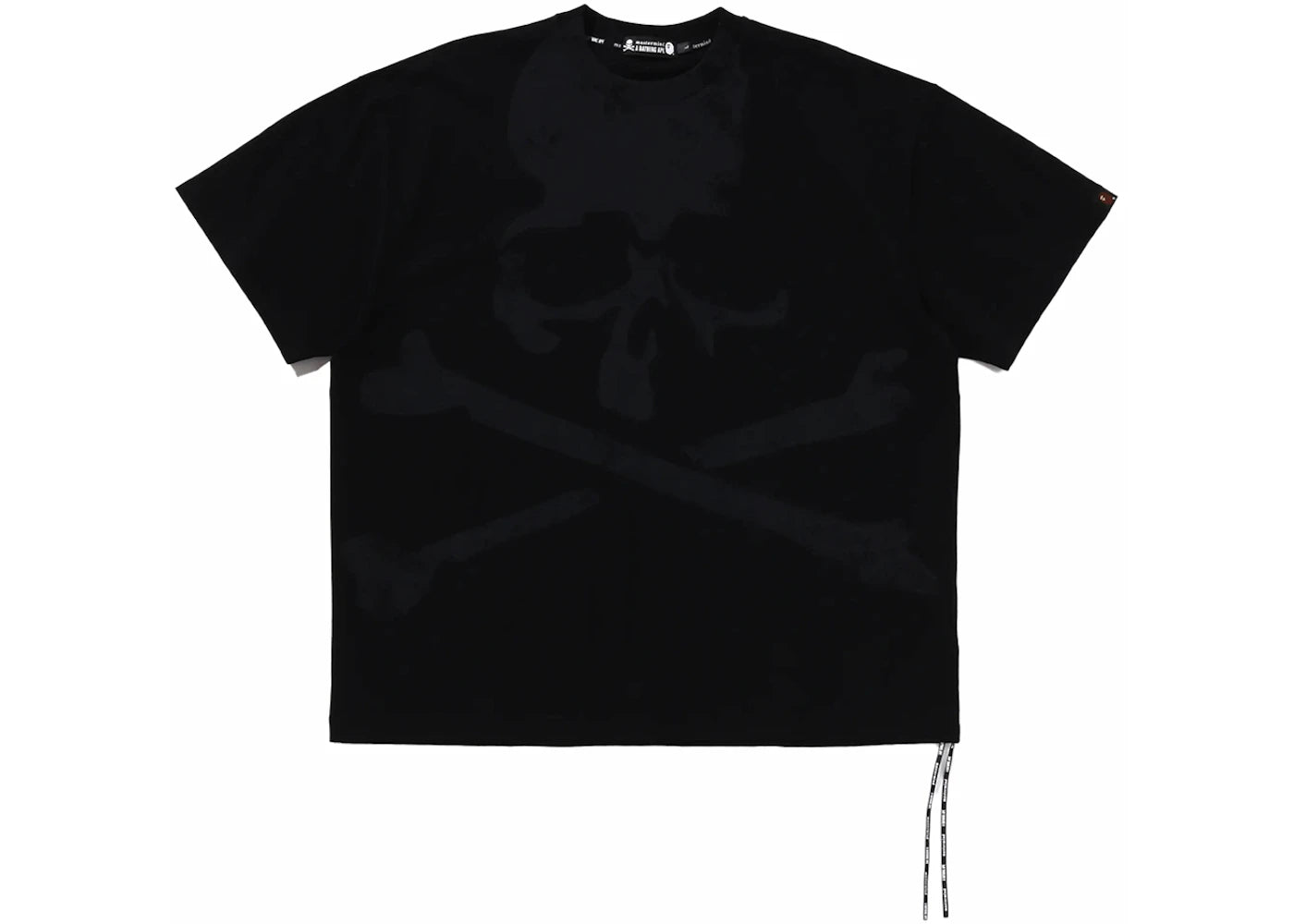 BAPE x Mastermind Skull Over Print Relaxed Fit Tee Black/Black