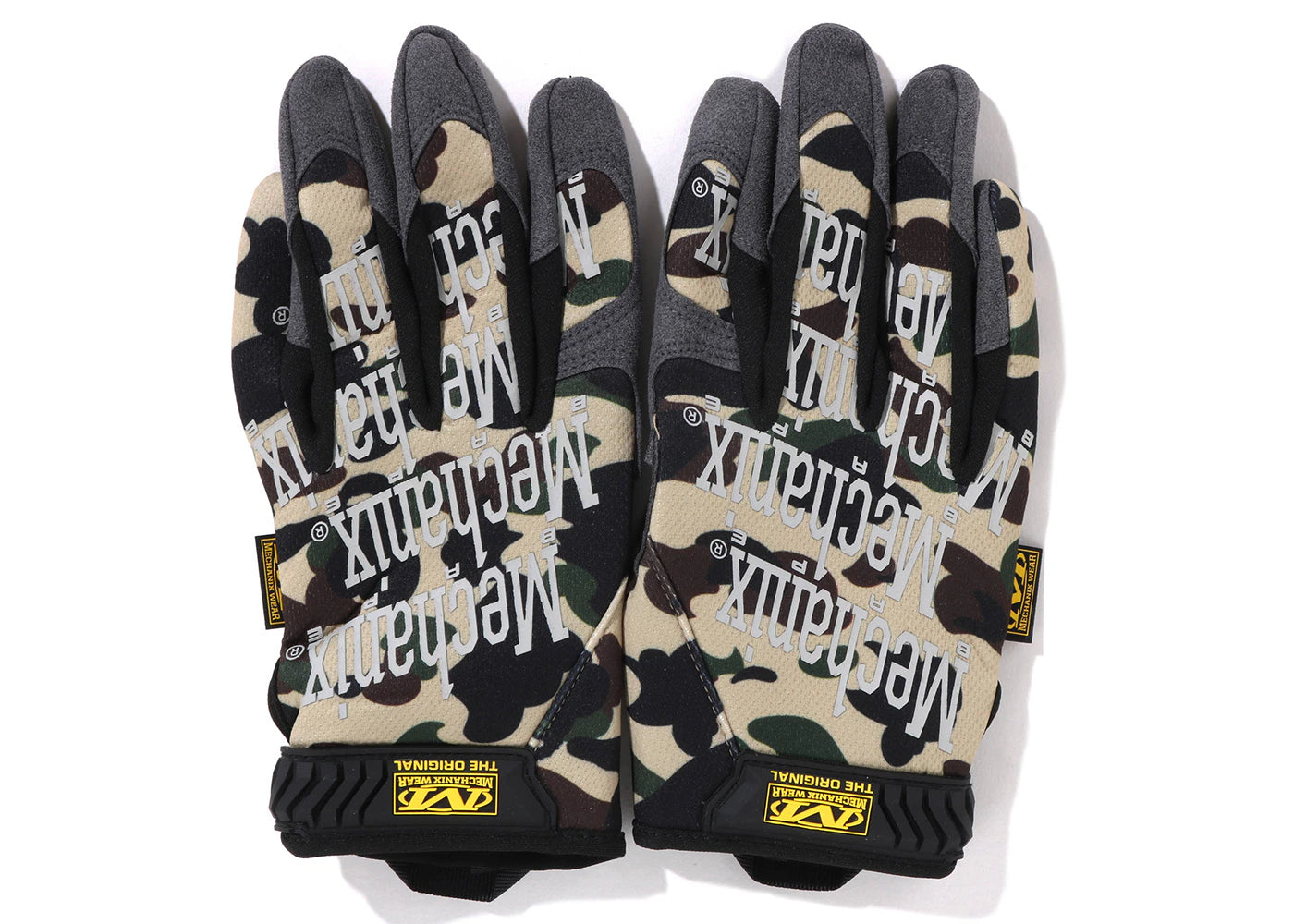 BAPE x Mechanix Glove Yellow