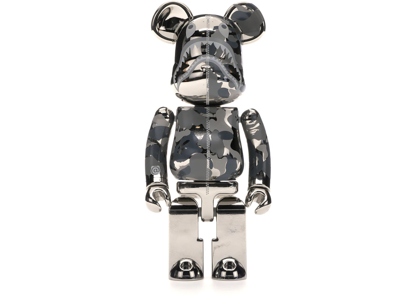 Bearbrick x Medicom Superalloy Chogokin 200% Bearbrick Silver