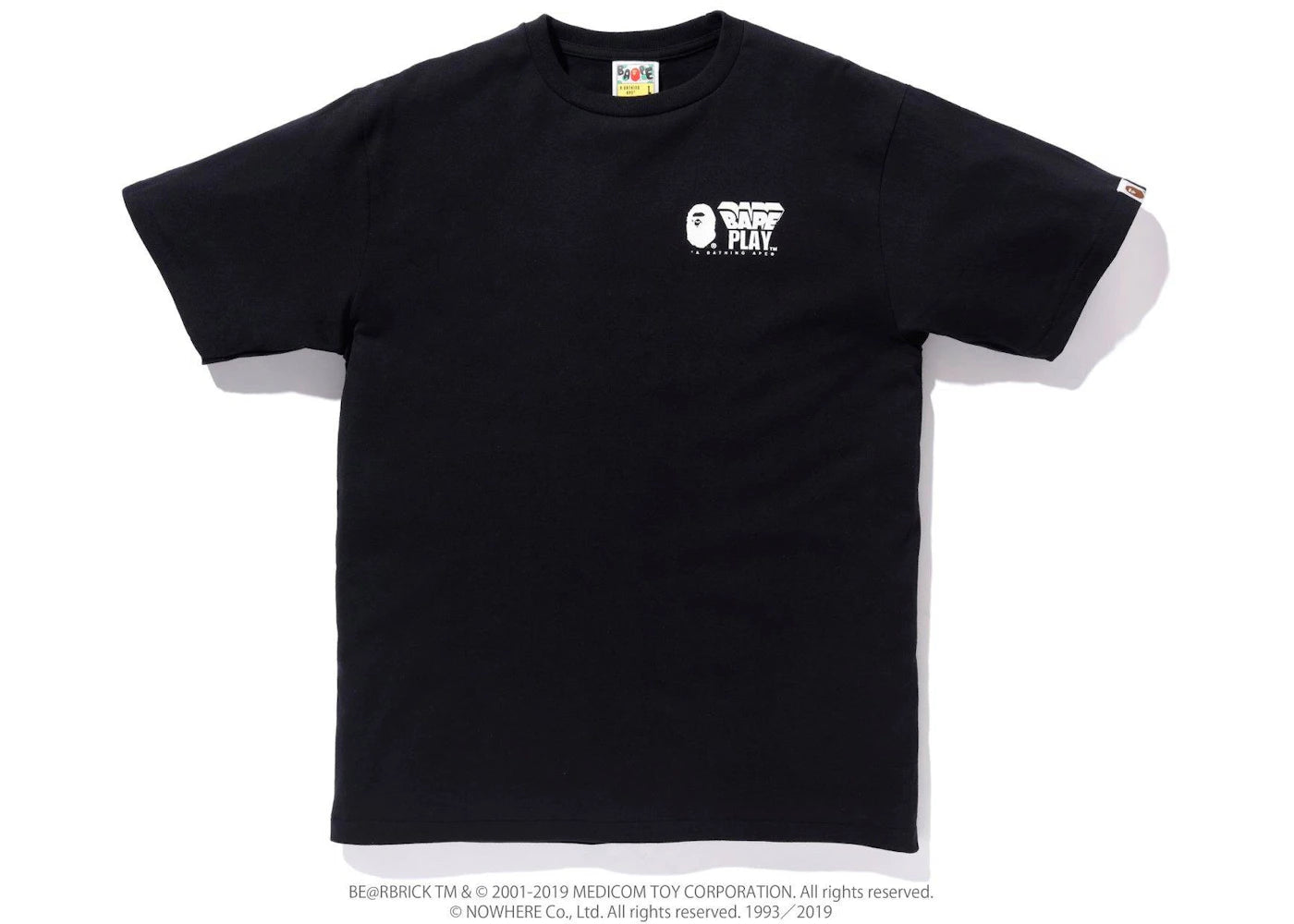 BAPE x Medicom Toy Camo Logo Tee Black