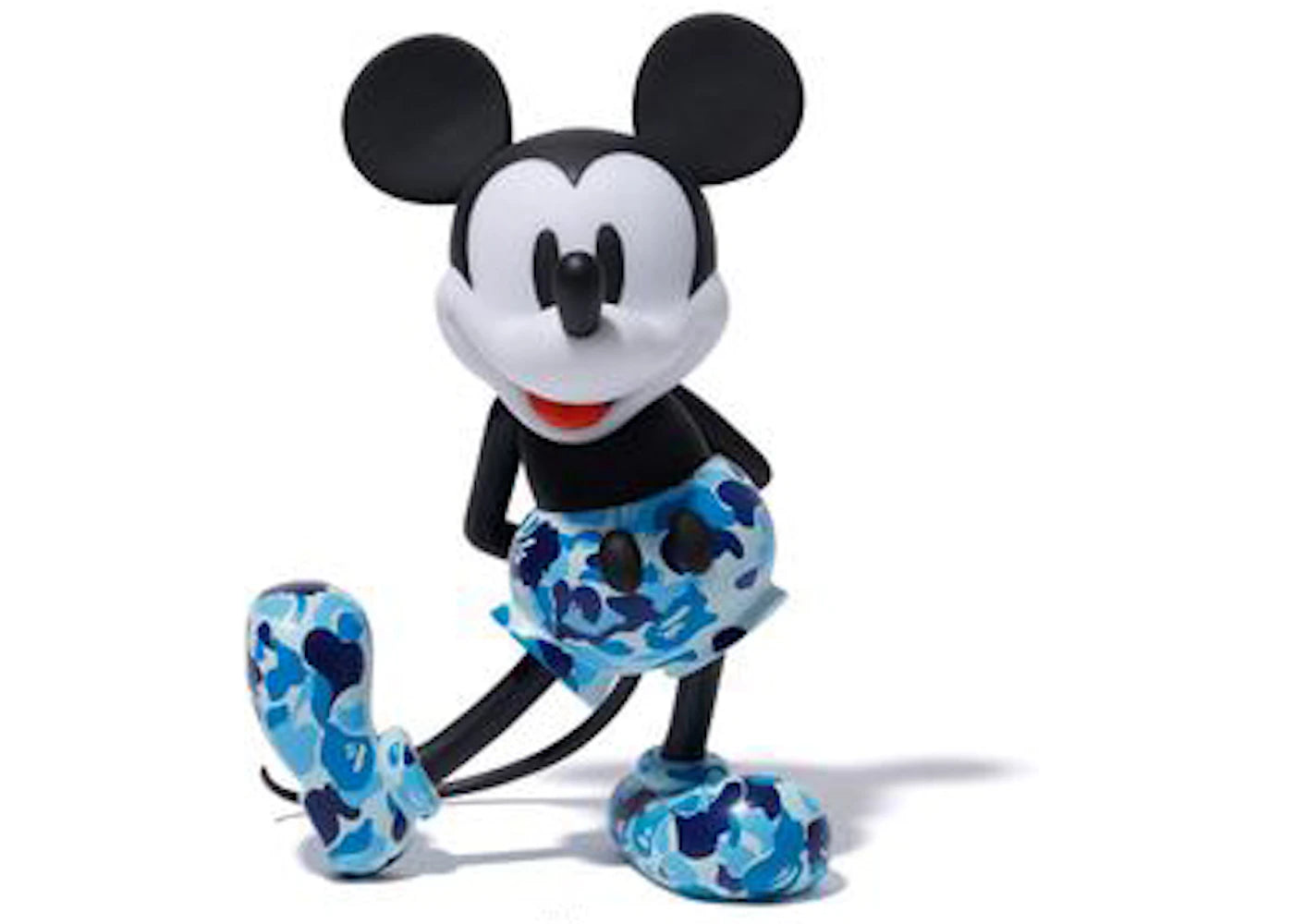 BAPE x Mickey Mouse 90th Anniversary Figure Blue Camo