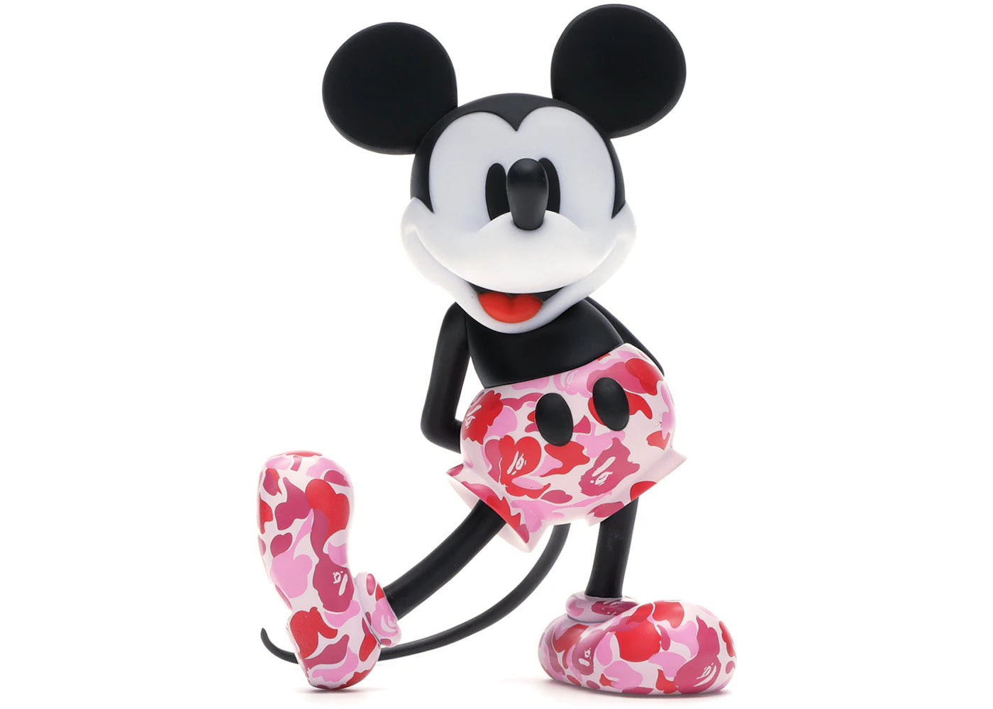 BAPE x Mickey Mouse 90th Anniverary Figure Red Camo