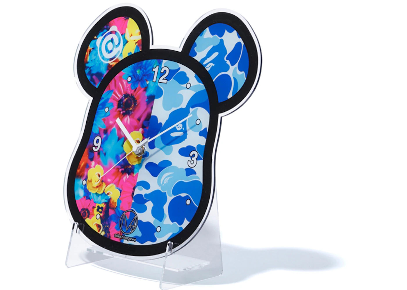 BAPE x Mika Ninagawa Bear Wall Clock Blue