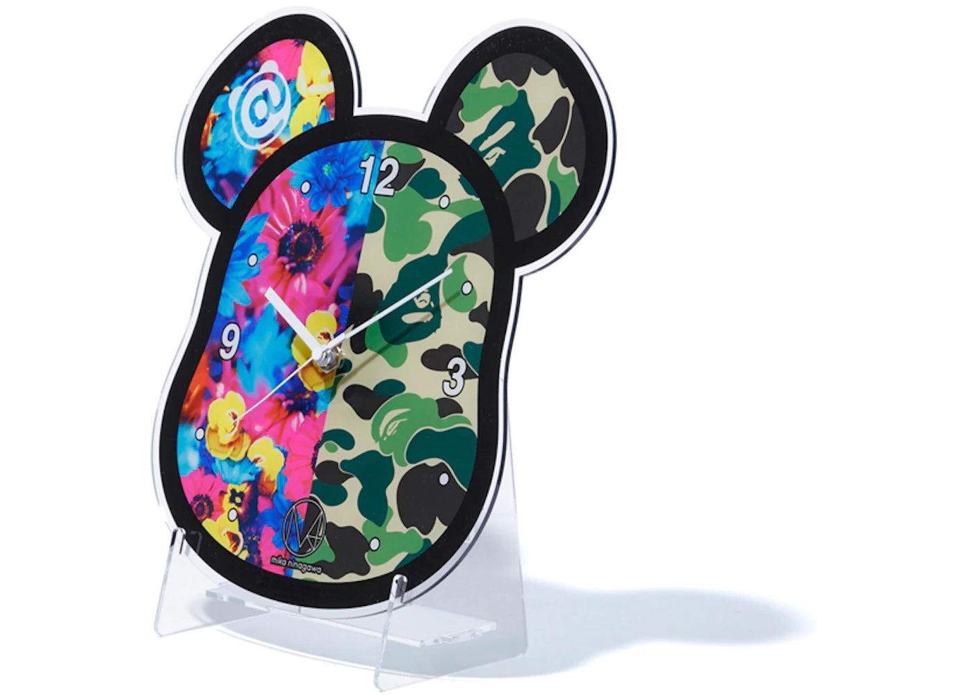 BAPE x Mika Ninagawa Bear Wall Clock Green