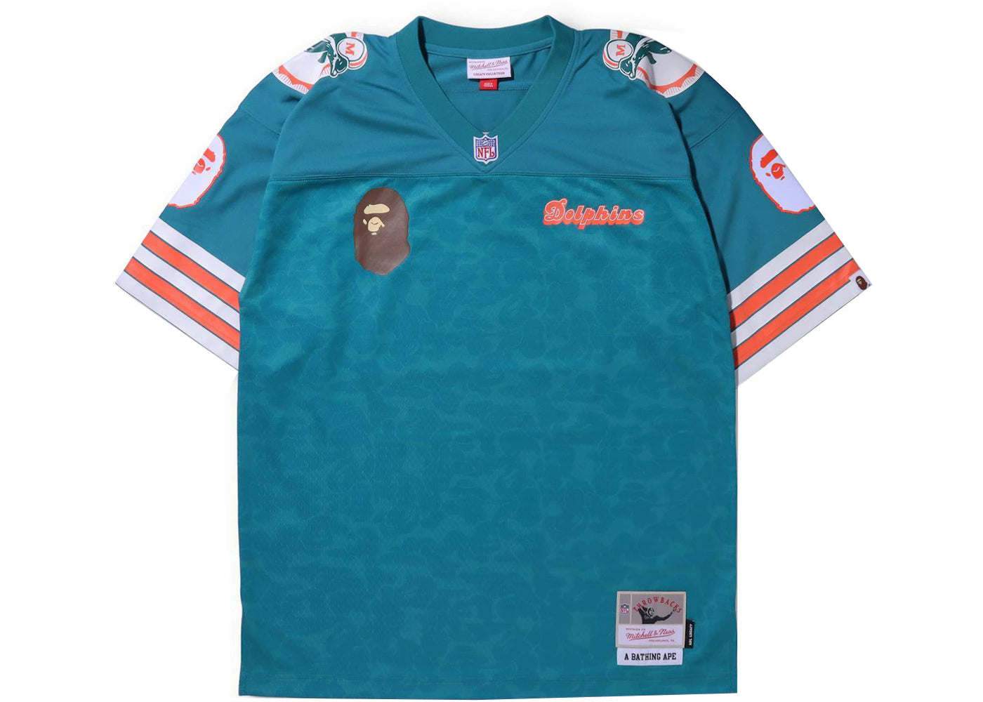 BAPE x Mitchell & Ness NFL Miami Dolphins Legacy Jersey Green