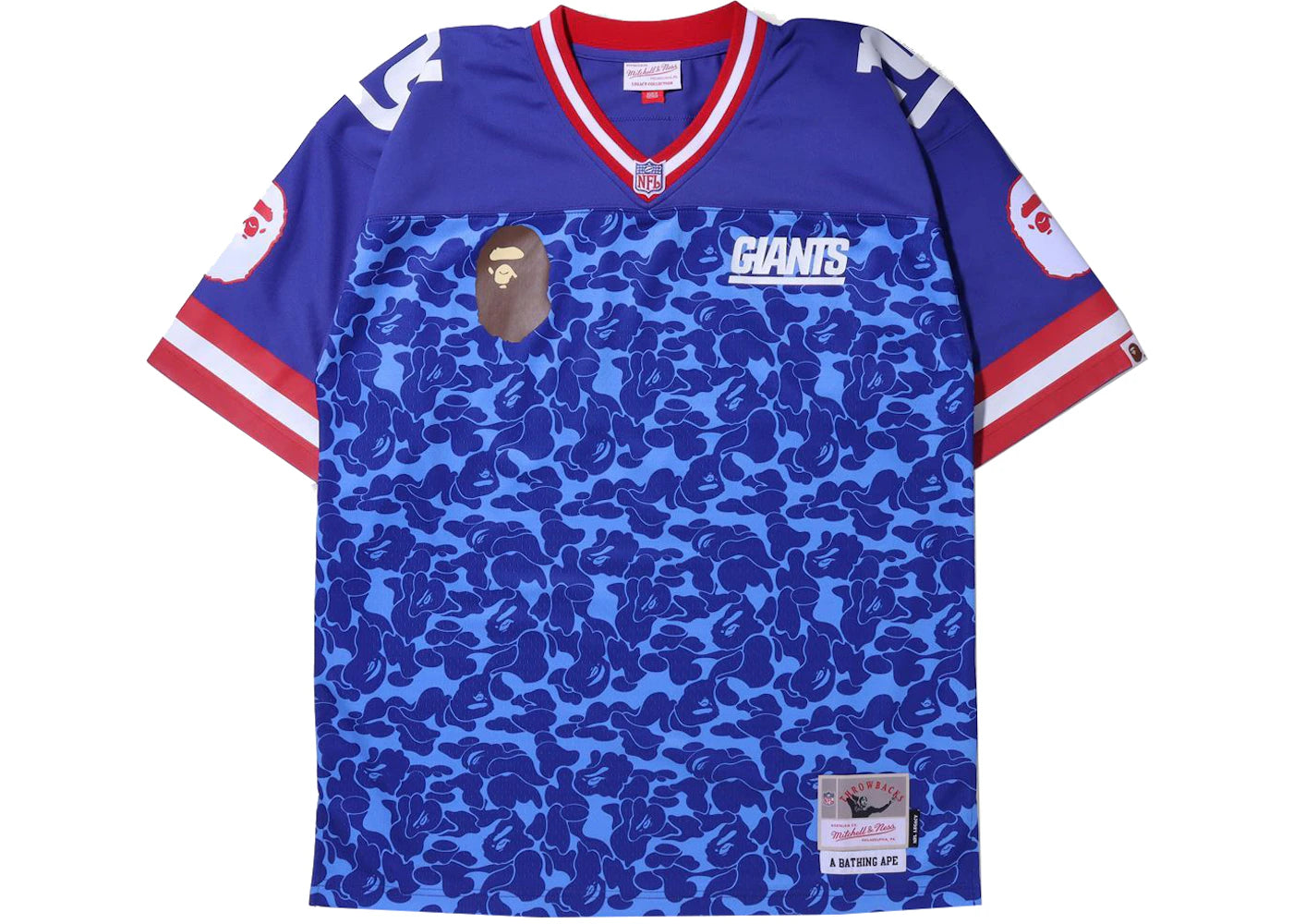 BAPE x Mitchell & Ness NFL New York Giants Legacy Jersey Navy